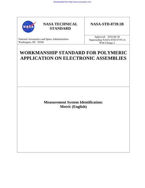 nasa conformal coating standard.